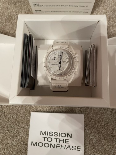 Omega swatch white - swatch, snoopy