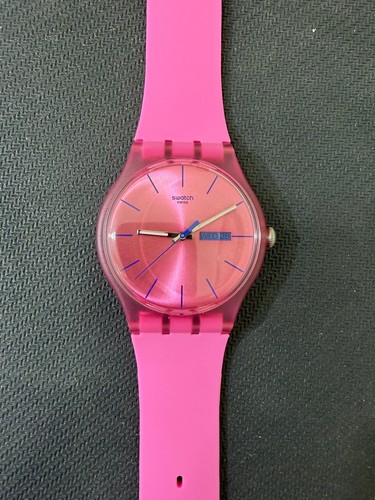 New swatch rebel rubber strap - new,